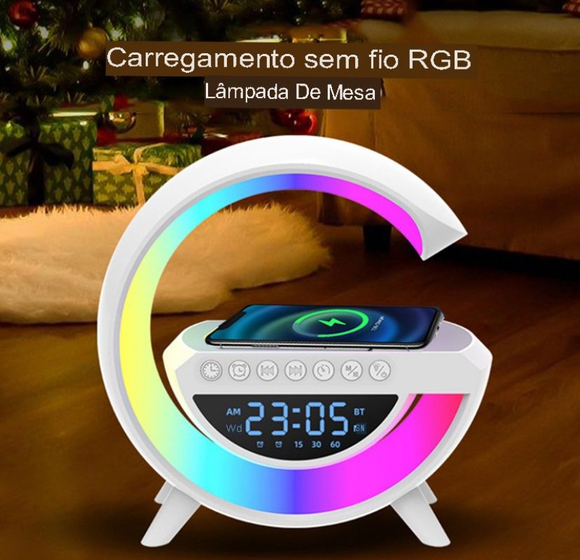 G Speaker c/ Relógio e Som Bluetooth